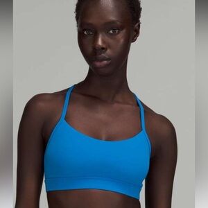 Lululemon Flow Y Bra Poolside Blue size 4